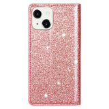 EIDERWOOD iPhone 13 Mini Læder Flip Cover m. Pung & Ståfunktion - Glimmer - Rose Gold