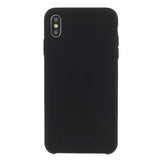 iPhone XS Max Silikone Bagside Cover - Sort