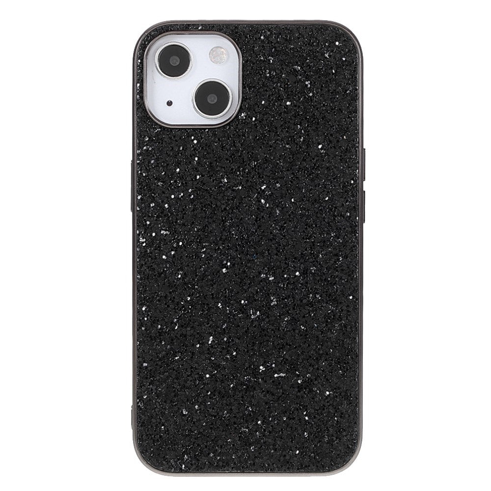 EIDERWOOD iPhone 13 Mini Glitter Hybrid Bagside Cover - Sort