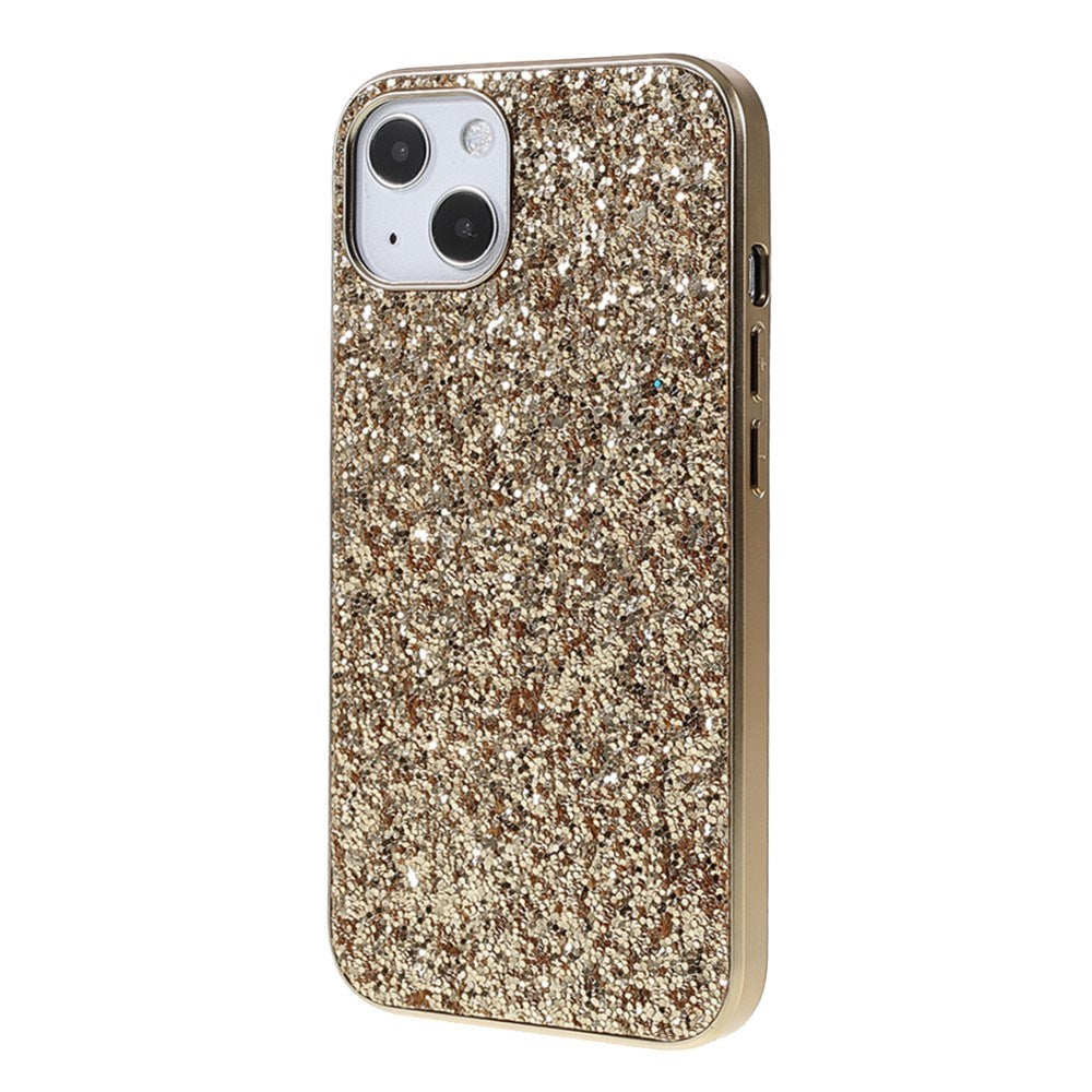 EIDERWOOD iPhone 13 Mini Glitter Hybrid Bagside Cover - Guld