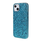EIDERWOOD iPhone 13 Mini Glitter Hybrid Bagside Cover - Blå