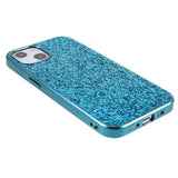 EIDERWOOD iPhone 13 Mini Glitter Hybrid Bagside Cover - Blå