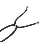 iPhone 13 Mini Fleksibelt Plastik Bagside Cover m. Snor / Strop - Sort