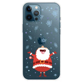 iPhone 13 Pro Max TPU Plast Julecover - Merry Christmas - Grinende Julemand