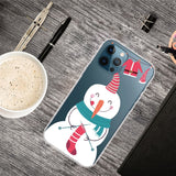 iPhone 13 Pro Max TPU Plast Julecover - Merry Christmas - Glad Snemand