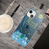 iPhone 13 Plastik Jule Cover - Gennemsigtig - Julenat