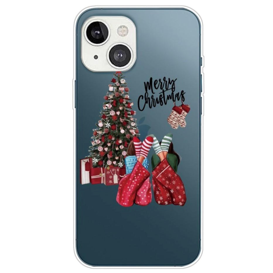 iPhone 13 Mini TPU Plast Julecover - Merry Christmas - Julemorgen