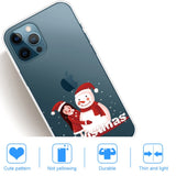 iPhone 13 Pro TPU Plast Julecover - Merry Christmas - Pige & Snemand