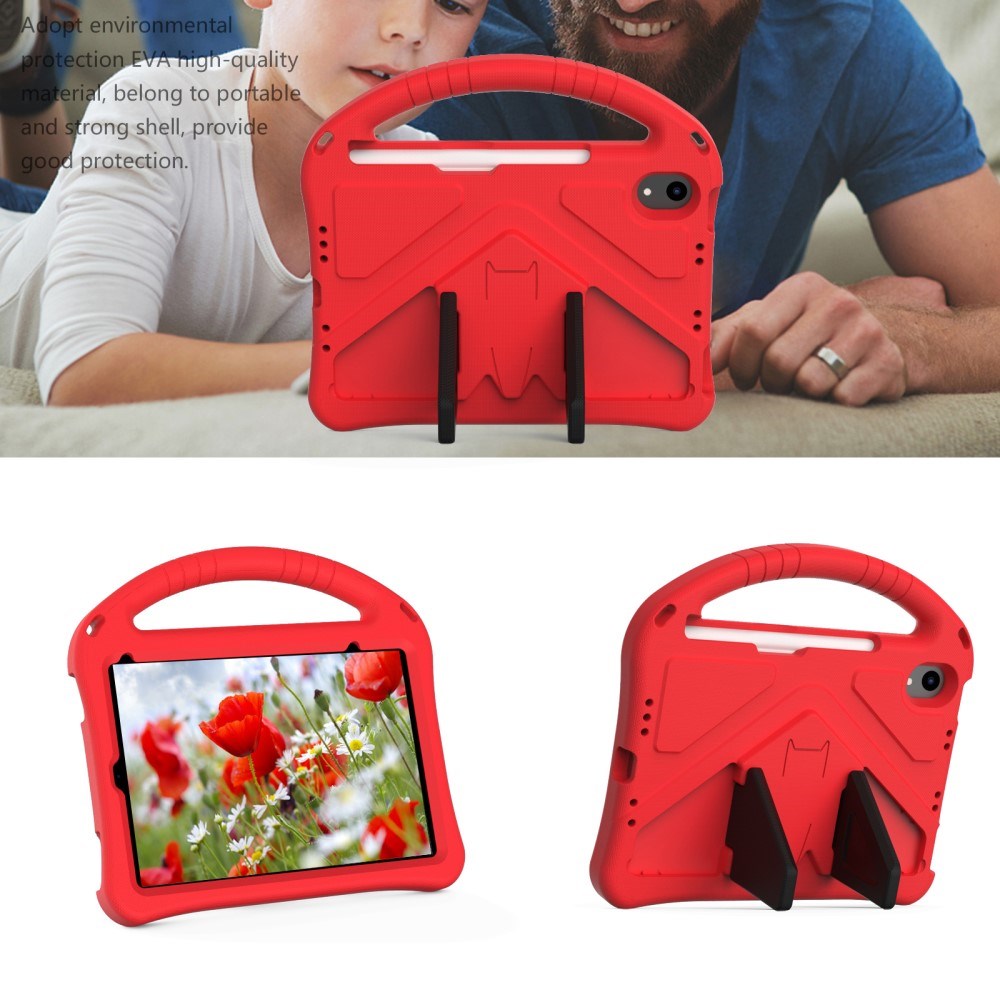 EIDERWOOD Børnevenligt Etui til iPad mini (2024) / mini (2021) med Kickstand - Rød