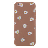 EIDERWOOD iPhone 6 / 6s Fleksibelt Plastik Bagside Cover m. Blomster - Brun