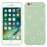 EIDERWOOD iPhone 6 / 6s Fleksibelt Plastik Bagside Cover m. Blomster - Grøn