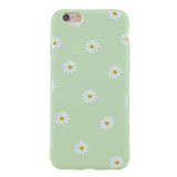 EIDERWOOD iPhone 6 / 6s Fleksibelt Plastik Bagside Cover m. Blomster - Grøn