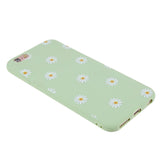 EIDERWOOD iPhone 6 / 6s Fleksibelt Plastik Bagside Cover m. Blomster - Grøn