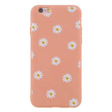 EIDERWOOD iPhone 6 / 6s Fleksibelt Plastik Bagside Cover m. Blomster - Orange