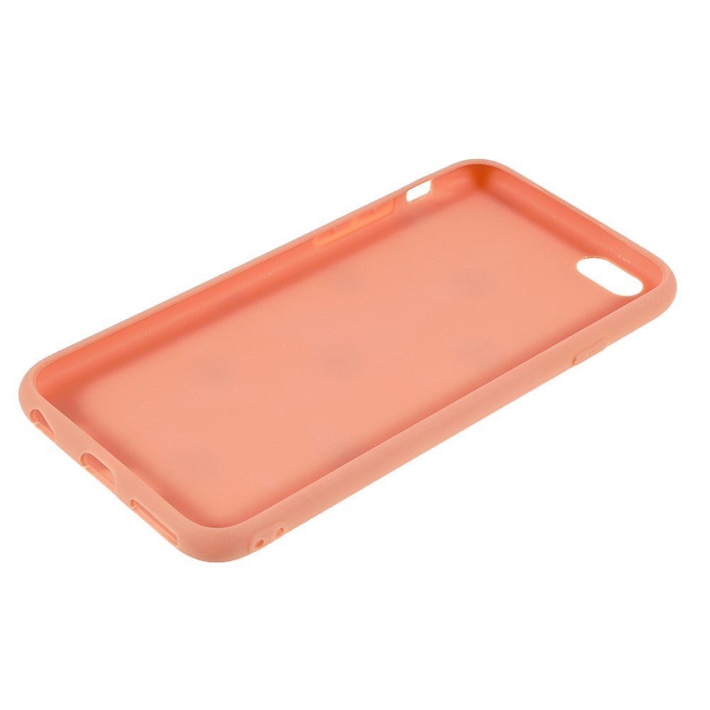 EIDERWOOD iPhone 6 / 6s Fleksibelt Plastik Bagside Cover m. Blomster - Orange