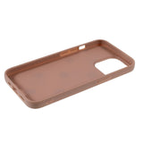 iPhone 13 Pro Fleksibelt Plastik Bagside Cover m. Blomster - Brun