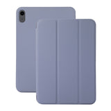 iPad Mini (2021) Magnetisk Tri-Fold Flip Cover - Lilla