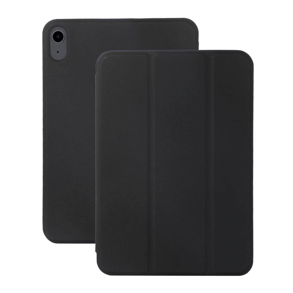 iPad Mini (2021) Magnetisk Tri-Fold Flip Cover - Sort