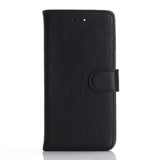 iPhone 8 Plus / 7 Plus Wallet Læder Etui m. Pung Sort