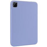 iPad Pro 12.9" (2022 / 2021 / 2020 /2018) / Air 13" (2024) Liquid Silikone Shockproof Bagside Cover - Lavendel Lilla