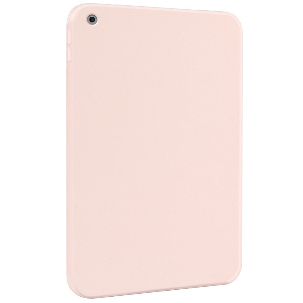 iPad 10.2" (2021 /2020 / 2019) Liquid Silikone Shockproof Bagside Cover - Beige Pink