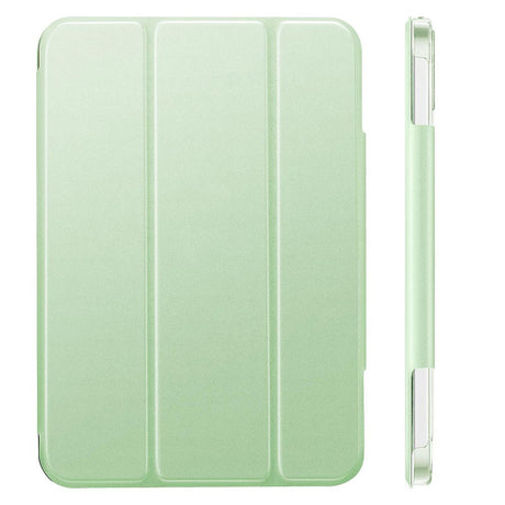 iPad Mini (2024 / 2021) ESR Tri-Fold Flip Cover m. Plads til Apple Pencil - Lysegrøn