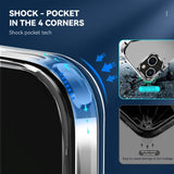 iPhone 13 Crystal Clear Hybrid Plastik Bagside Cover - Gennemsigtig