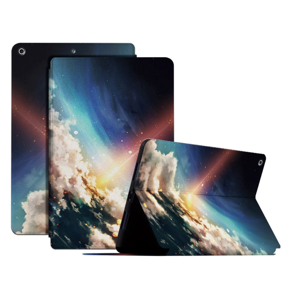 iPad 10.2" (2021 / 2020 / 2019) Tri-Fold Flip Cover m. Ståfunktion - Stjerneskud