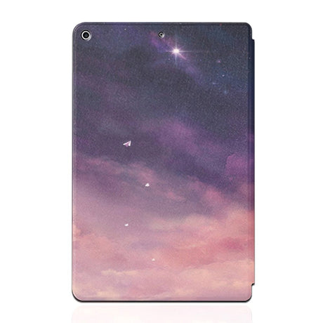 iPad 10.2" (2021 / 2020 / 2019) Tri-Fold Flip Cover m. Ståfunktion - Stjerne Drøm