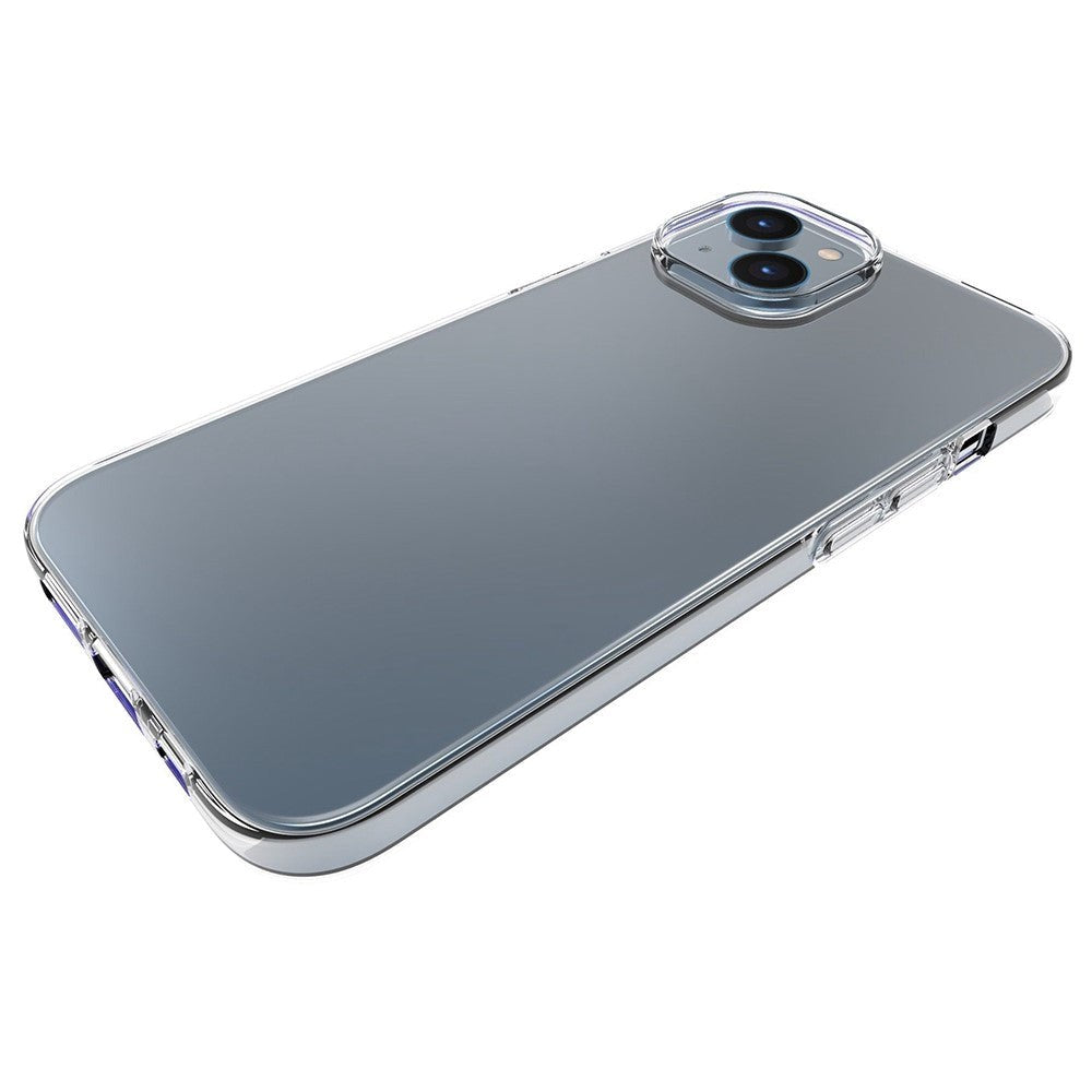 iPhone 14 Ultra Thin Fleksibel Plastik Bagside Cover - Gennemsigtig