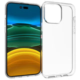 iPhone 14 Pro Max Ultra Thin Fleksibel Plastik Bagside Cover - Gennemsigtig