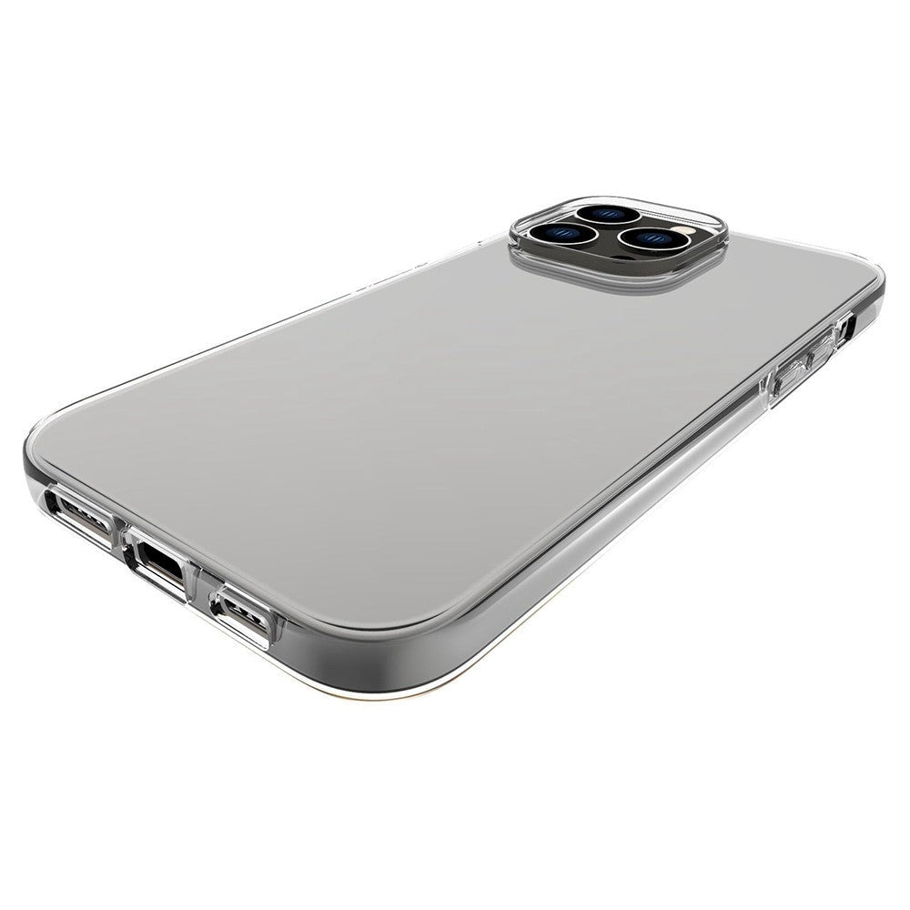 iPhone 14 Pro Max Ultra Thin Fleksibel Plastik Bagside Cover - Gennemsigtig