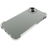 iPhone 14 Plus Shock-Proof Fleksibelt Plastik Bagside Cover - Gennemsigtig