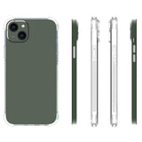iPhone 14 Plus Shock-Proof Fleksibelt Plastik Bagside Cover - Gennemsigtig