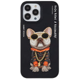 iPhone 13 Pro Plastik Hybrid Cover med motiv - Street Hund