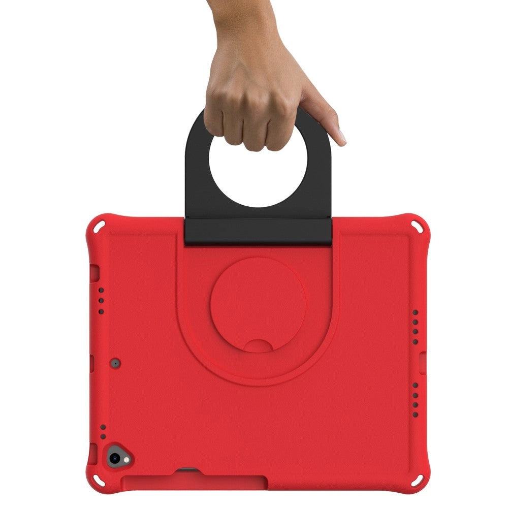 iPad 10.2" (2021 / 2020 / 2019) EVA-skum Børne Cover m. Ring Kickstand - Rød