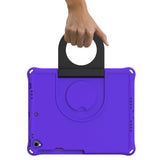 iPad 10.2" (2021 / 2020 / 2019) EVA-skum Børne Cover m. Ring Kickstand - Lilla