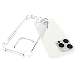 iPhone 14 Pro Shockproof Fleksibelt Plastik Bagside Cover - Gennemsigtig