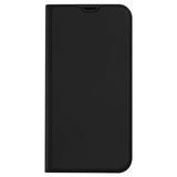 iPhone 14 Dux Ducis Skin Pro Series Thin Wallet Cover - Sort