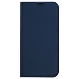 iPhone 14 Dux Ducis Skin Pro Series Thin Wallet Cover - Blå