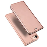 iPhone SE (2022 / 2020) / 8 / 7 DUX DUCIS Skin Pro Series Thin Wallet Flip Cover - Rose Gold