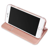 iPhone SE (2022 / 2020) / 8 / 7 DUX DUCIS Skin Pro Series Thin Wallet Flip Cover - Rose Gold