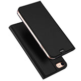 iPhone SE (2022 / 2020) / 8 / 7 DUX DUCIS Skin Pro Series Thin Wallet Flip Cover - Sort