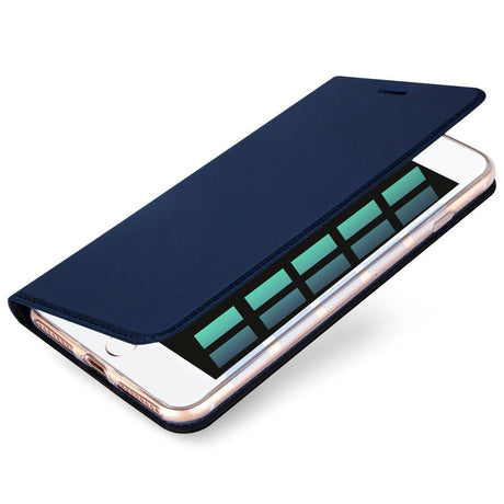 iPhone SE (2022 / 2020) / 8 / 7 DUX DUCIS Skin Pro Series Thin Wallet Flip Cover - Mørkeblå