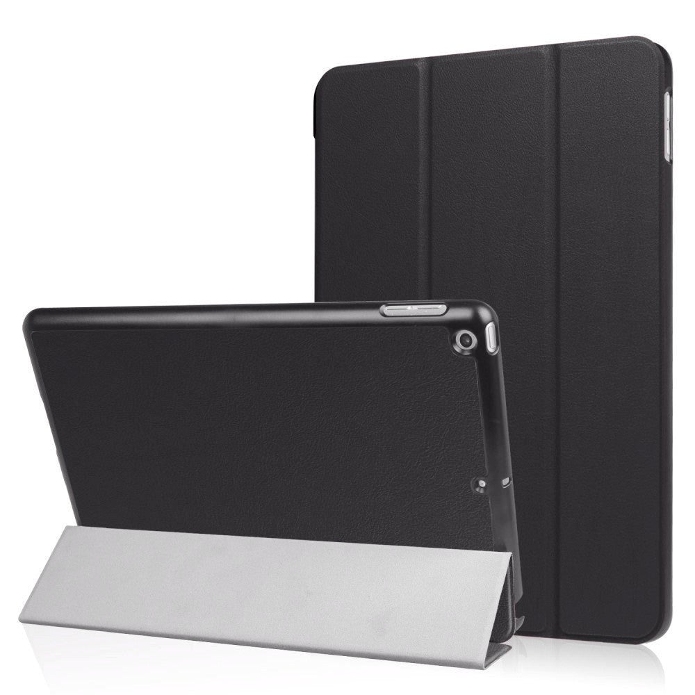 Apple iPad 9.7 2017/2018 Læder Cover m. Stand - Sort