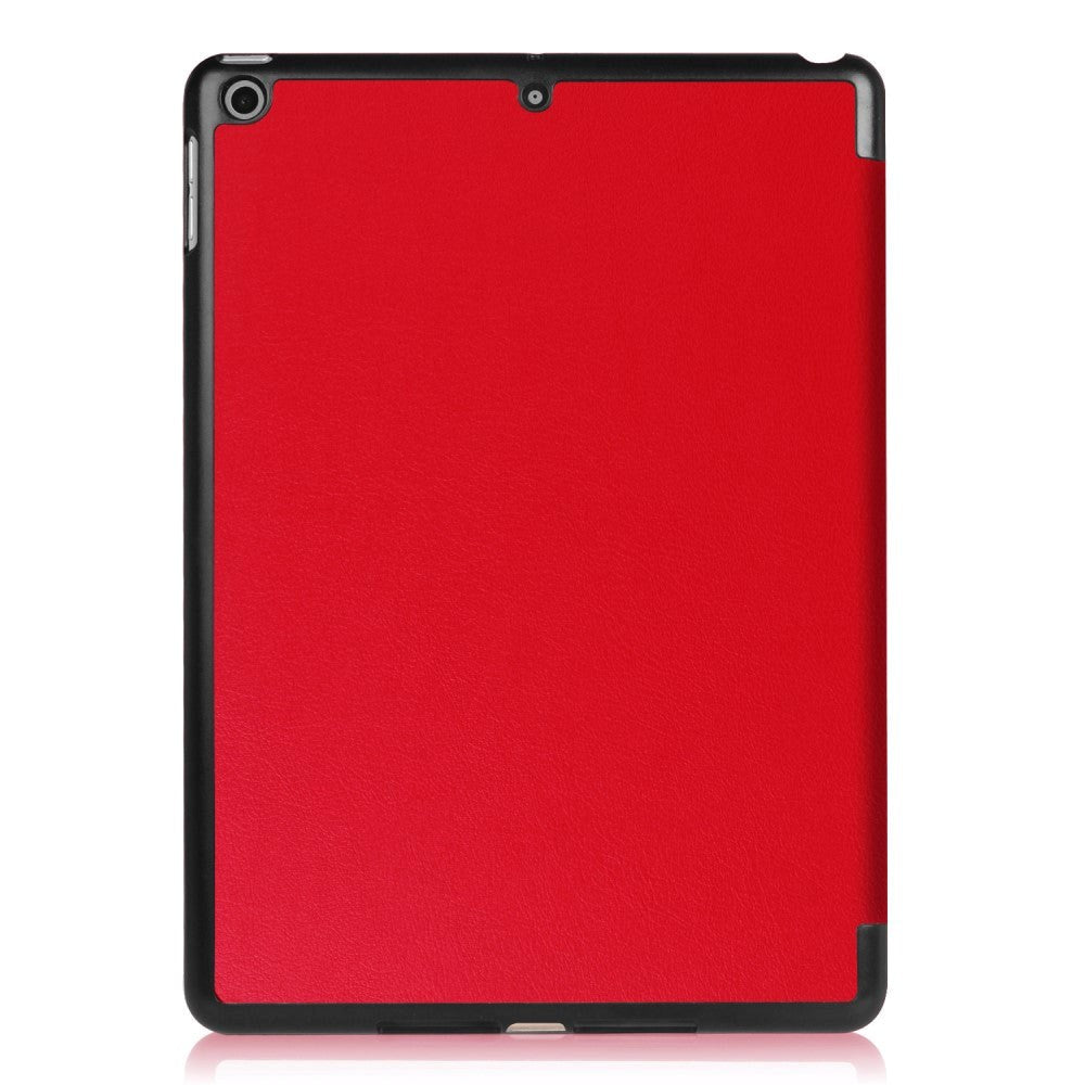 Apple iPad 9.7 2017/2018 Læder  Cover m. Stand - Rød