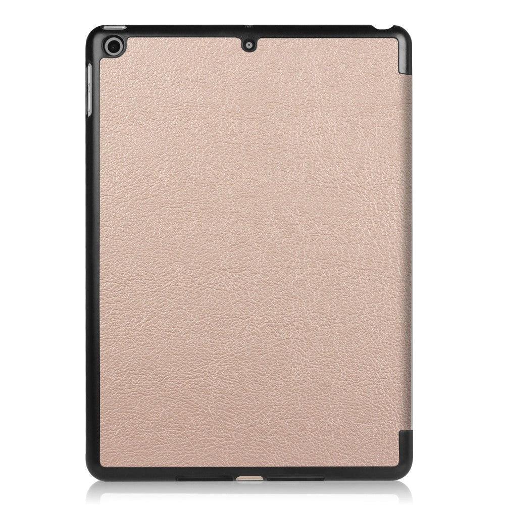 Apple iPad 9.7 2017/2018 Læder Cover m. Stand - Rosa/guld