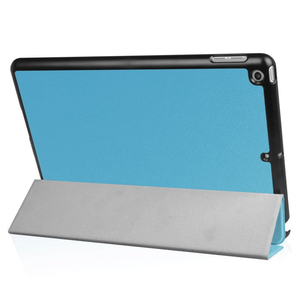 Apple iPad 9.7 2017/2018 Læder Cover m. Stand - Lys blå