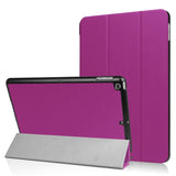 Apple iPad 9.7 2017/2018 Læder Cover m. Stand - Lilla