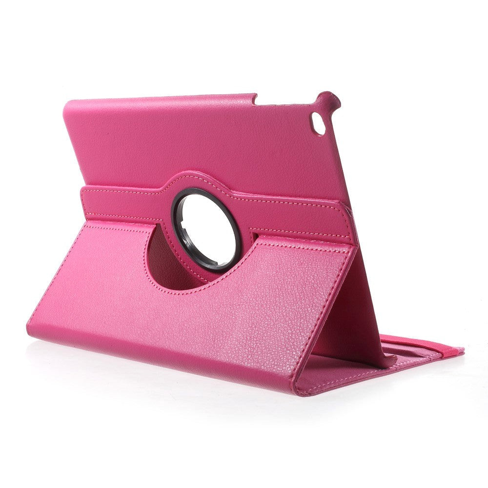 iPad 9.7 (2018-2017) / iPad Air / iPad Air 2 Flip Cover m. 350 Graders Ståfunktion - Pink